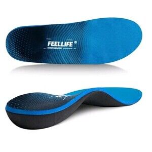 FEELLIFE Plantar Fasciitis Insoles High Arch Support Orthotics  M5-5.5 / W 7-7.5
